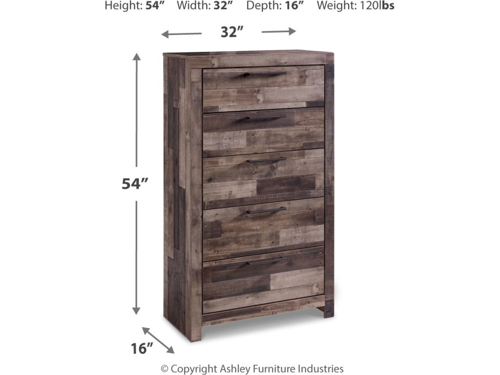 Derekson King Panel Bed, Dresser, Mirror and Chest - image 6