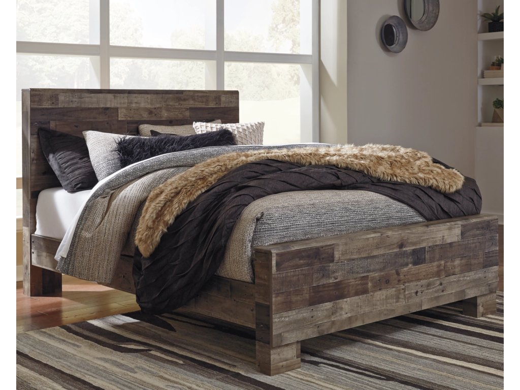 Derekson Queen Panel Bed, Dresser and Mirror - image 7