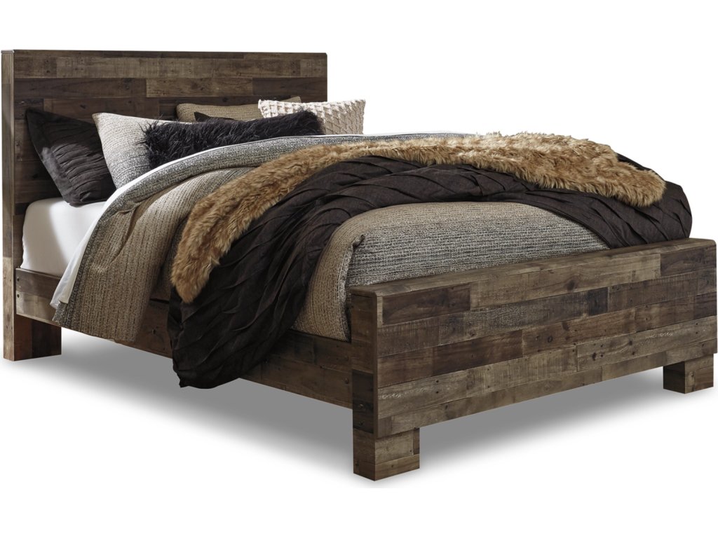 Derekson Queen Panel Bed, Dresser and Mirror - image 3