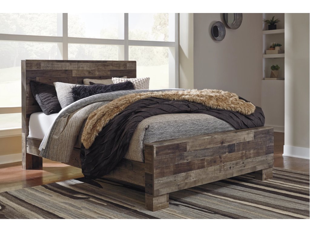 Derekson Queen Panel Bed, Dresser and Mirror - image 8
