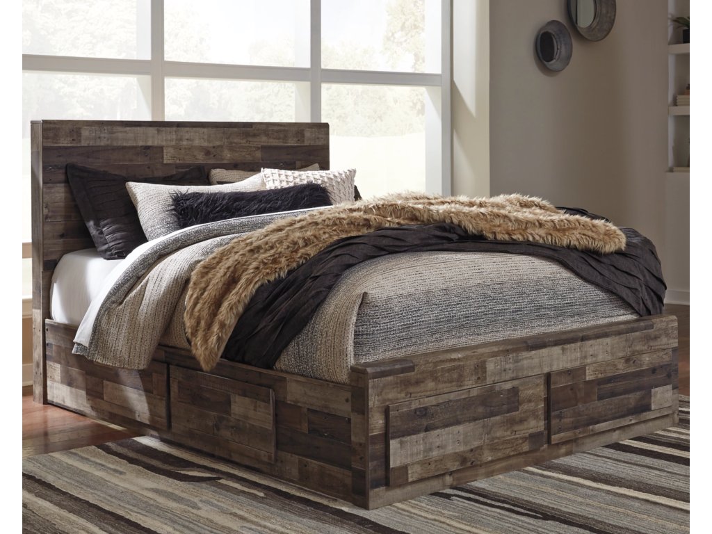 Derekson Queen Panel Storage Bed, Dresser and 2 Nightstand - image 7