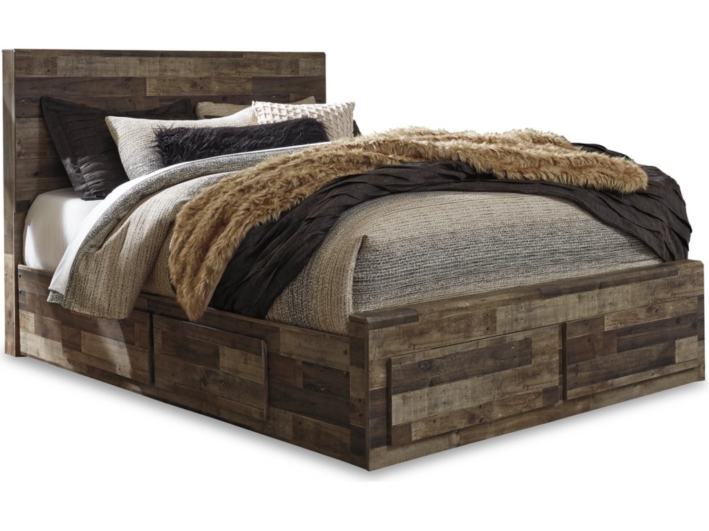 Derekson Queen Panel Storage Bed, Dresser and 2 Nightstand - image 2