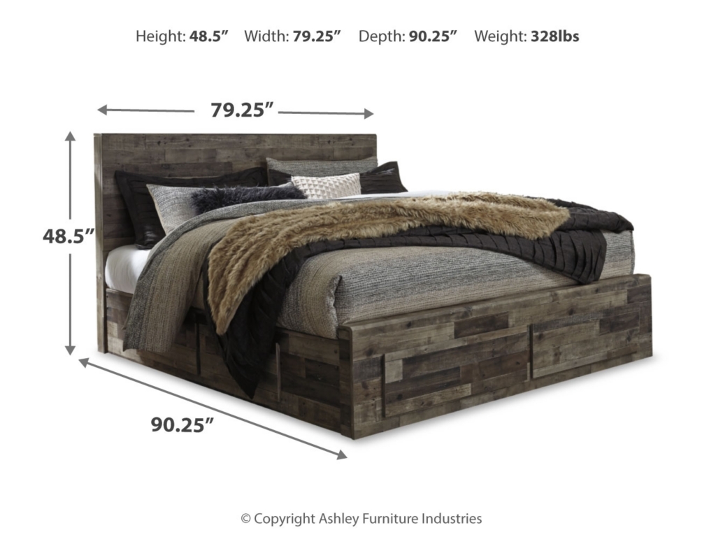 Derekson King Panel Storage Bed, Dresser, Mirror, Chest and 2 Nightstands - image 6