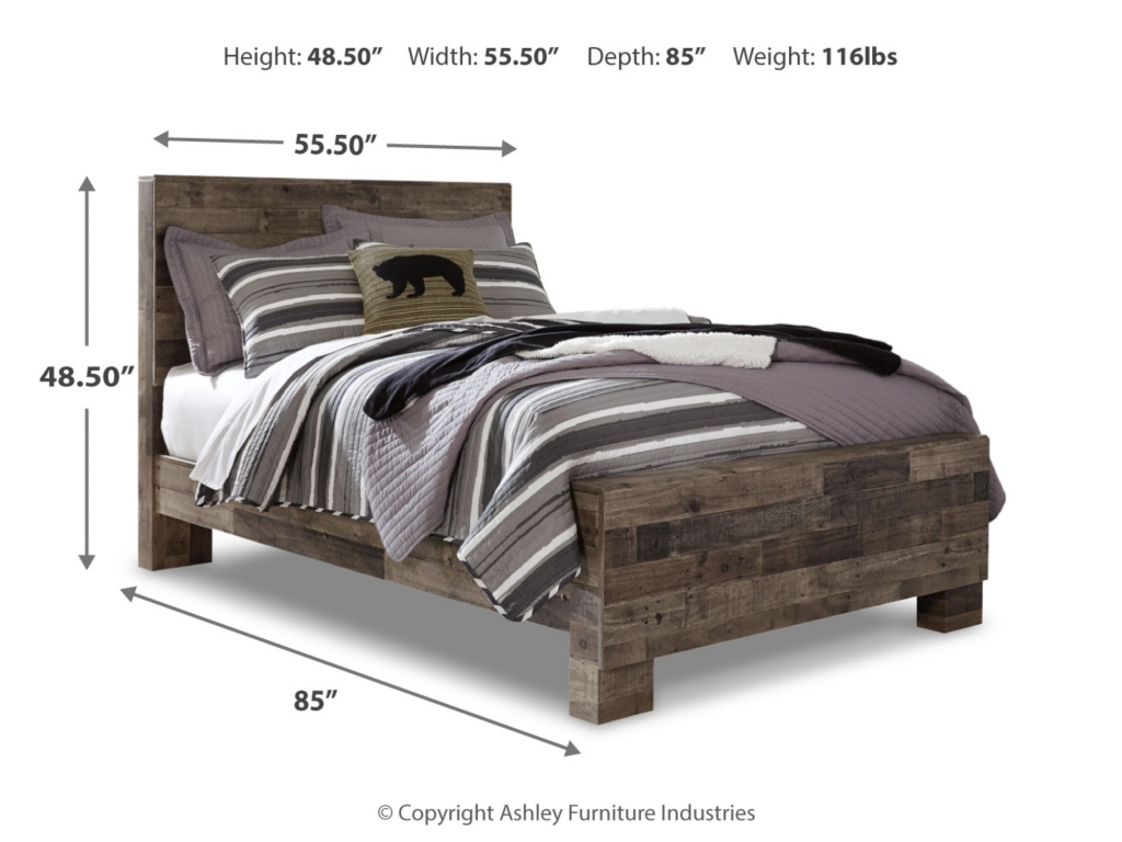 Derekson Full Panel Bed, Dresser and Mirror - image 3