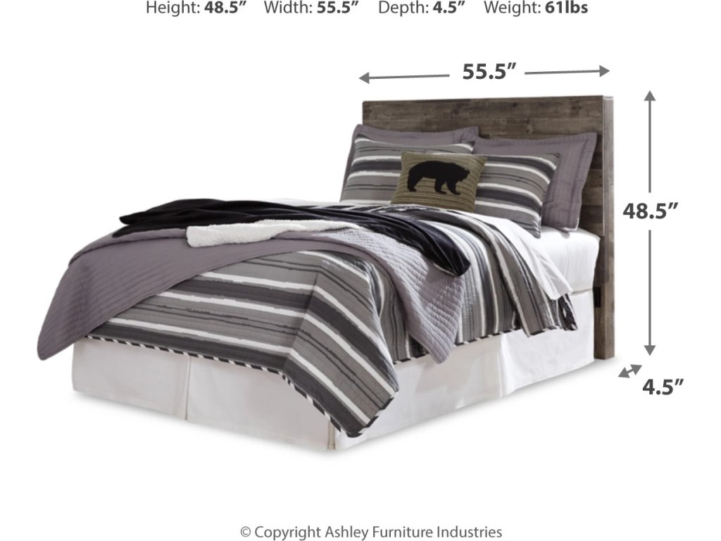 Derekson Full Panel Headboard, Chest and Nightstand - image 4