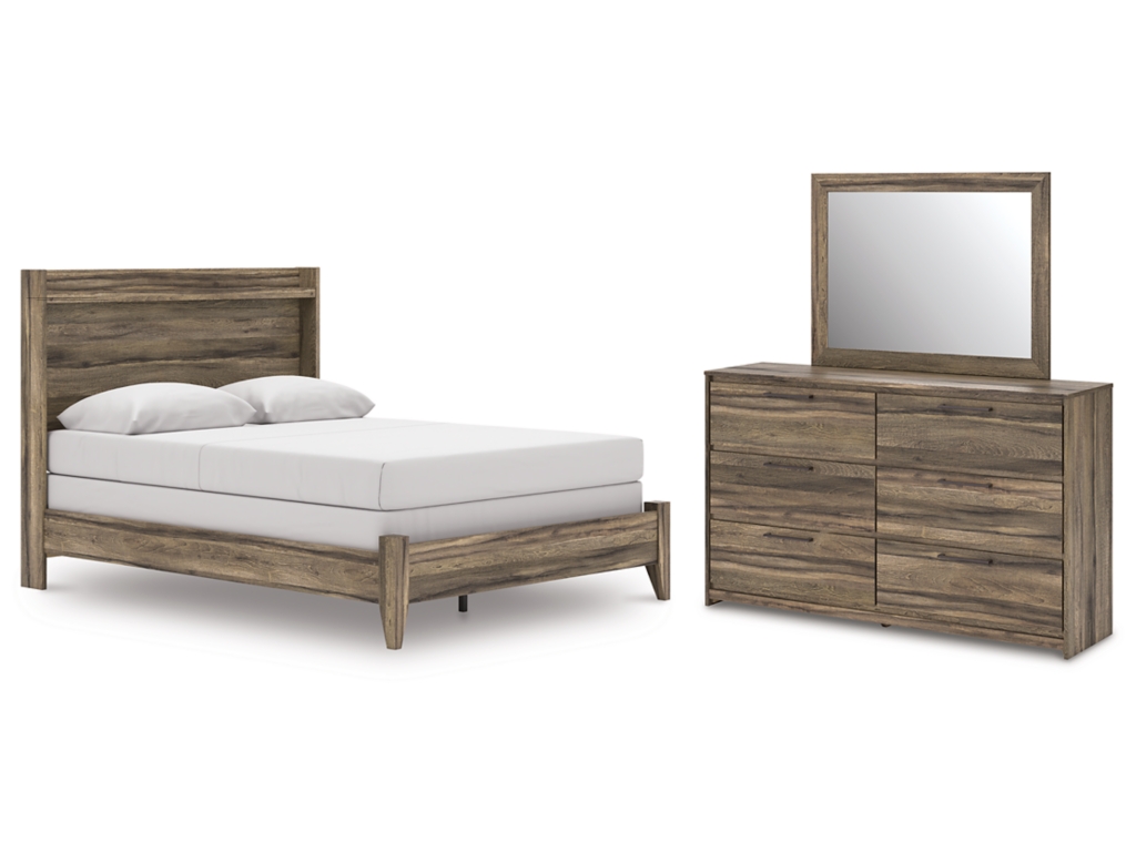 Elbrim Queen Panel Bed, Dresser and Mirror - main image