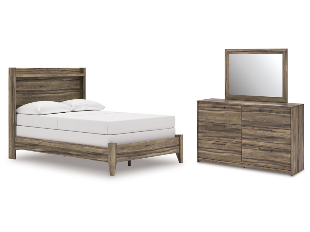 Elbrim Full Panel Bed, Dresser and Mirror - main image