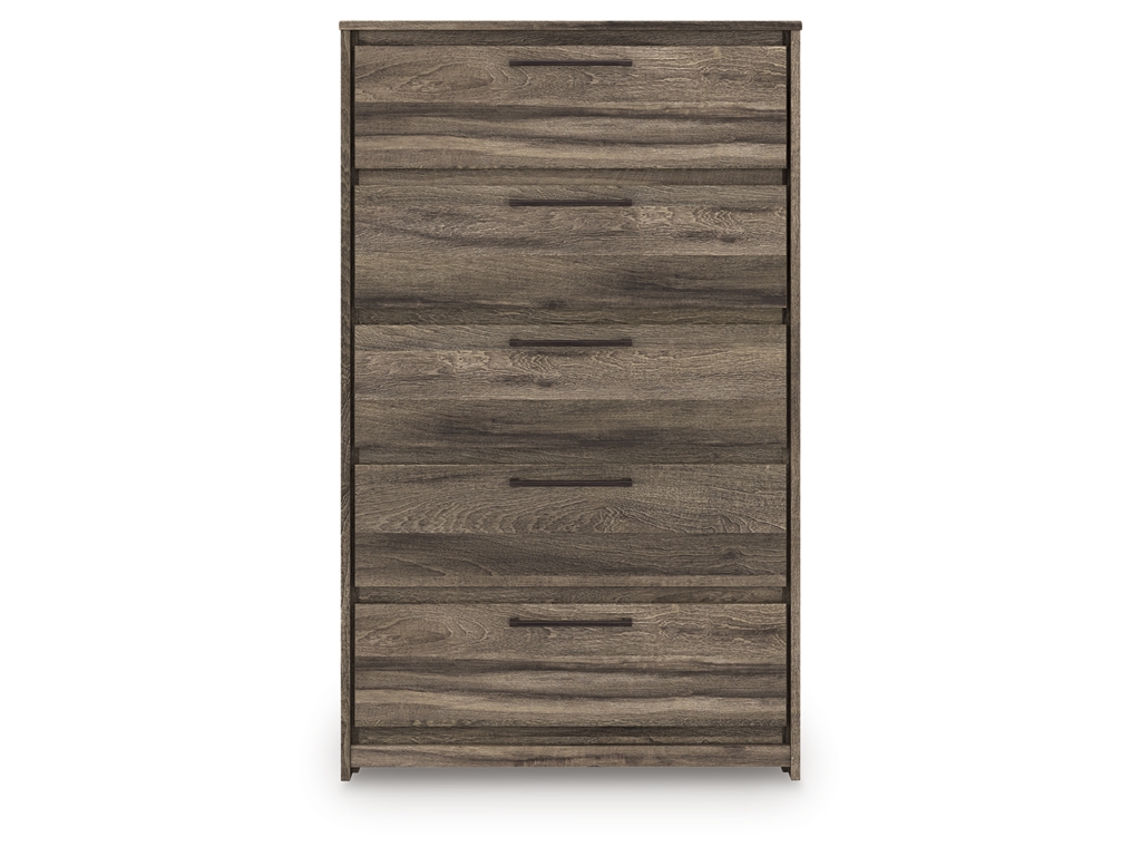 Elbrim King Panel Storage Bed, Chest and Nightstand - image 1