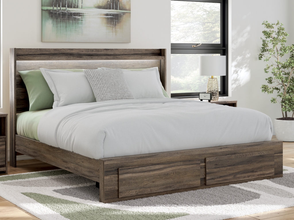 Elbrim King Panel Storage Bed, Chest and Nightstand - image 25