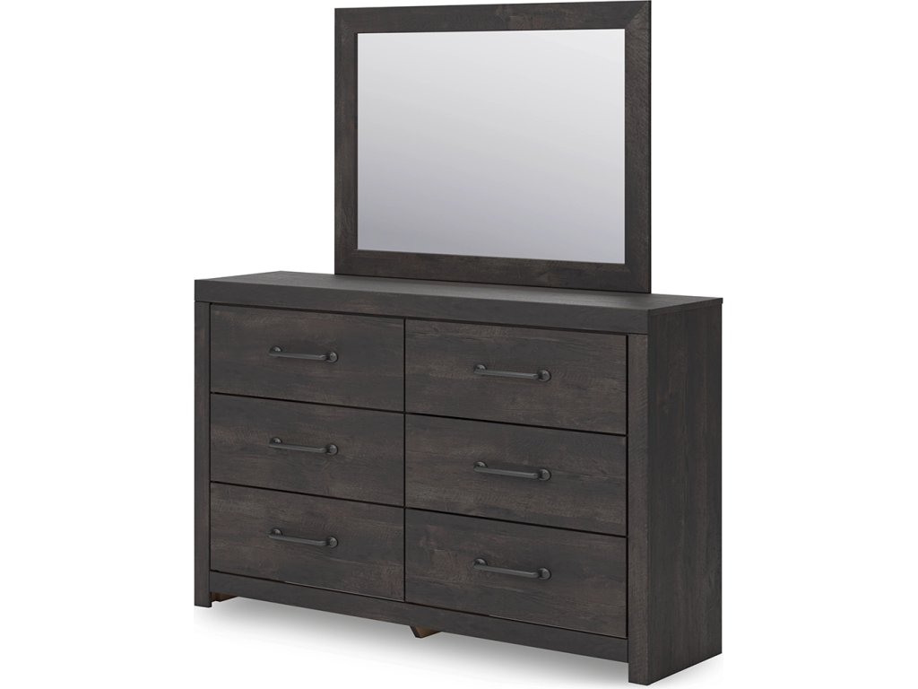 Hollivern Twin Panel Bed, Dresser and Mirror - image 6