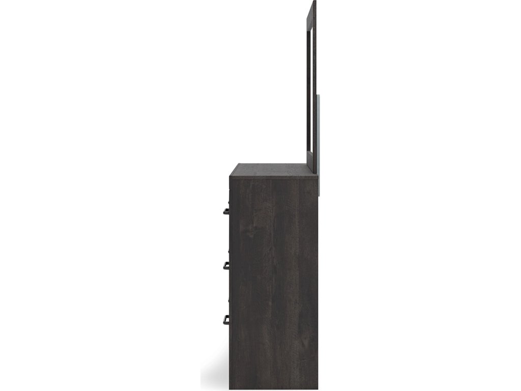Hollivern Twin Panel Bed, Dresser and Mirror - image 5