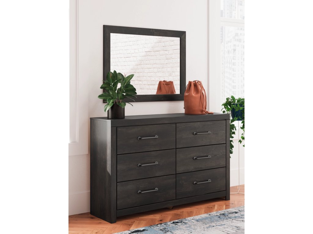 Hollivern Twin Panel Bed, Dresser and Mirror - image 14