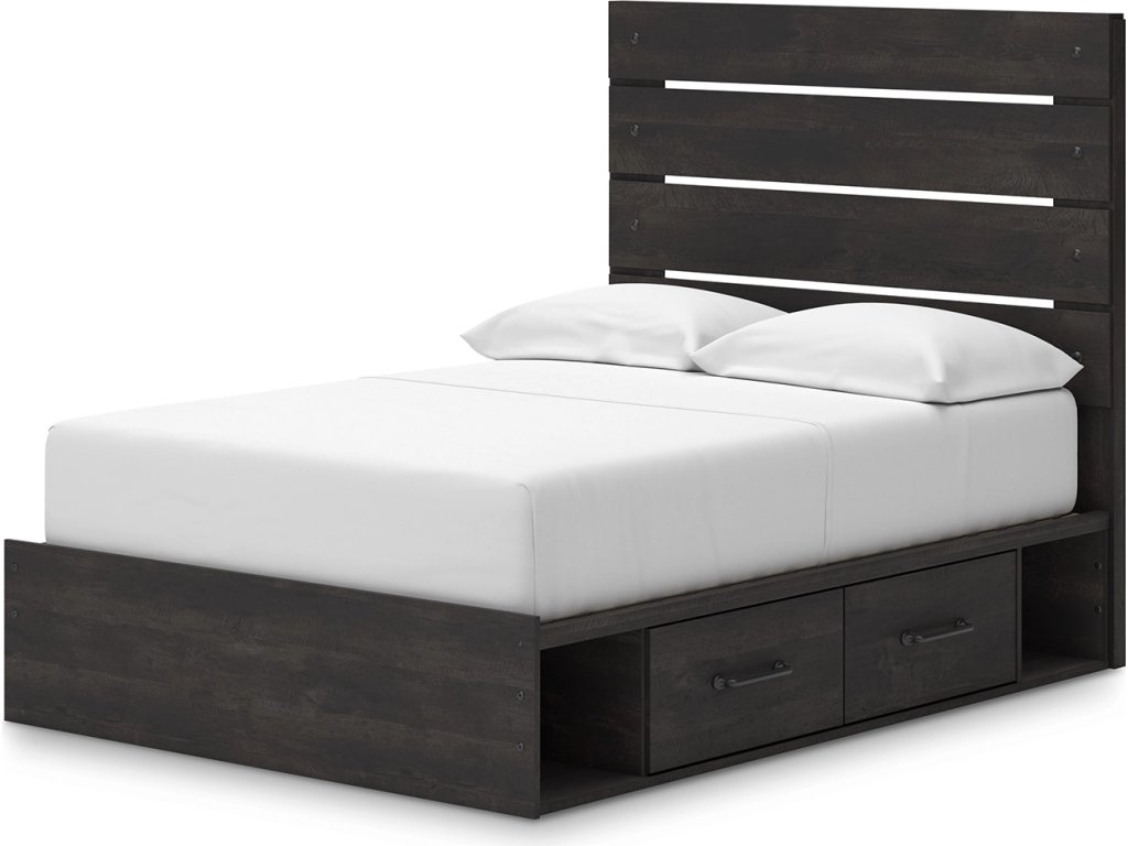 Hollivern Full Panel Bed with Storage - image 5