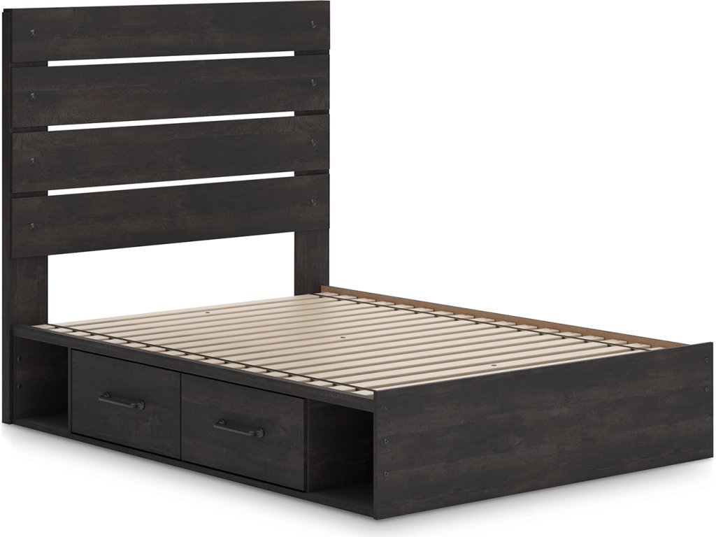 Hollivern Full Panel Bed with Storage - image 2