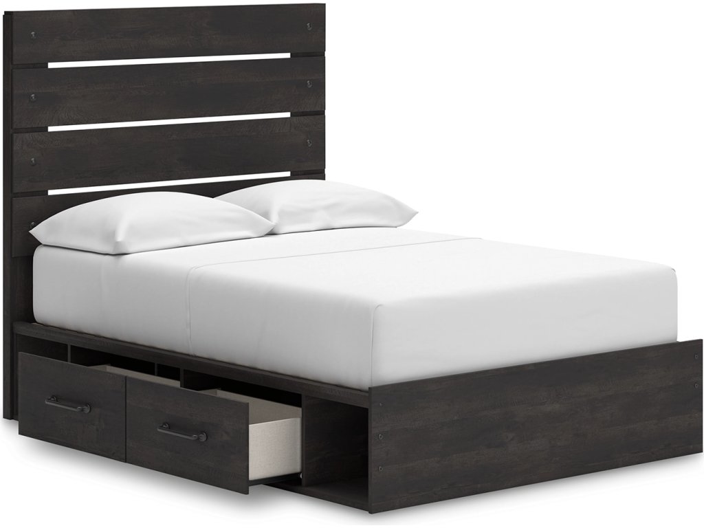 Hollivern Full Panel Bed with Storage - image 4