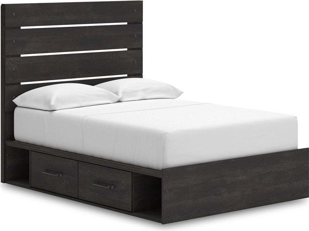 Hollivern Full Panel Bed with Storage - main image