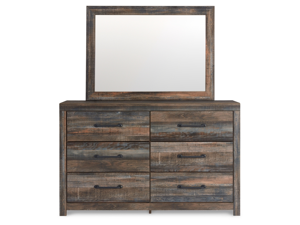 Drystan Twin Panel Bed, Dresser and Mirror - image 1