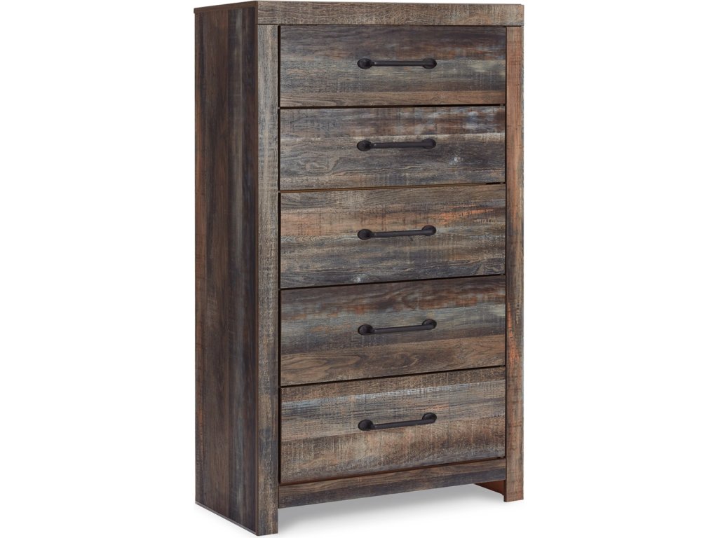 Drystan Queen Panel Bed with Storage, Chest and Nightstand - image 4