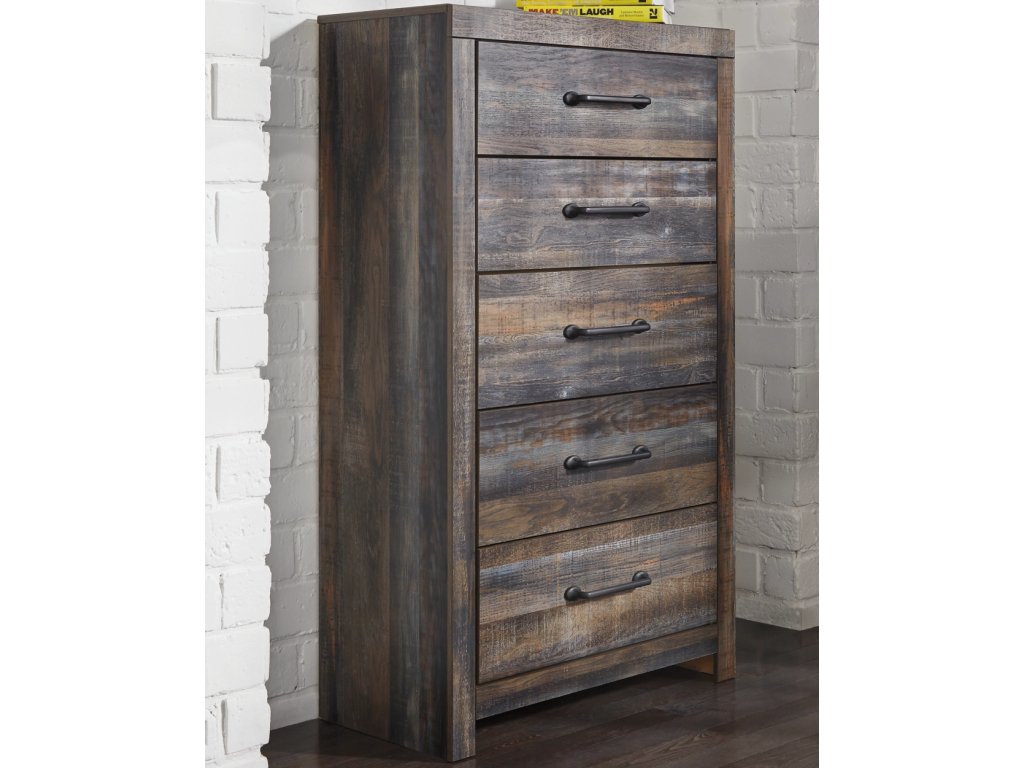 Drystan Twin Panel Bed with Storage, Dresser, Mirror and Chest - image 12