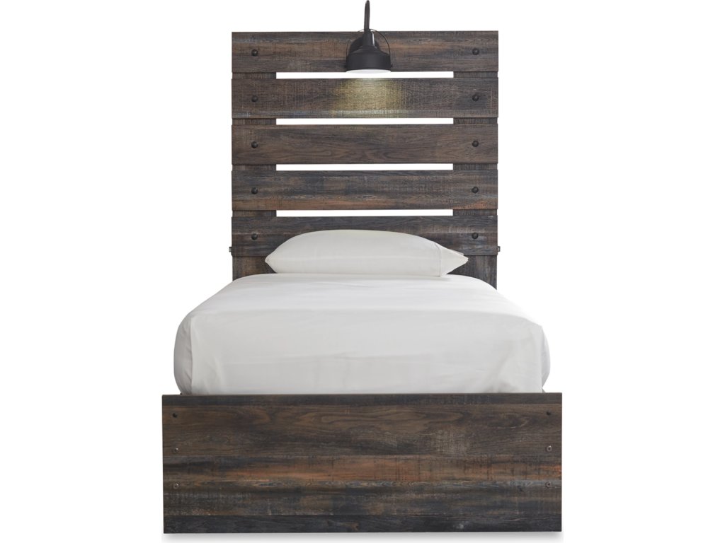 Drystan Twin Panel Bed with 4 Storage Drawers - image 2