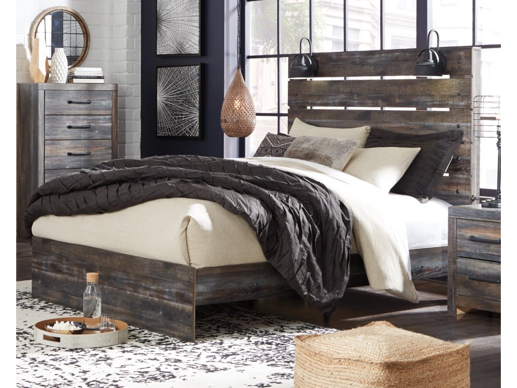Drystan Queen Panel Bed, Dresser and Mirror - image 8