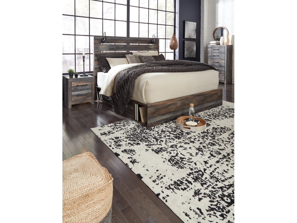 Drystan King Panel Bed with 4 Storage Drawers - image 5