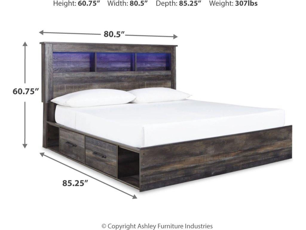 Drystan King Storage Bed, Dresser, Mirror, Chest and Nightstand - image 9