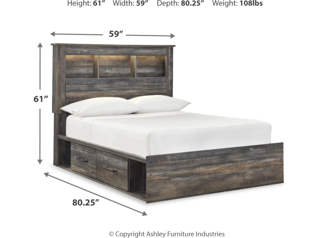 Drystan Full Bookcase Bed - image 2