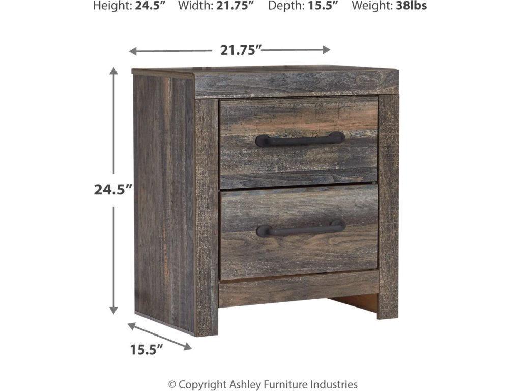 Drystan Full Panel Bed and 2 Nightstands - image 7