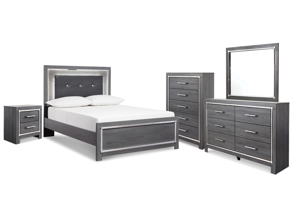 Lodanna Full Panel Bed, Dresser, Mirror, Chest and Nightstand - main image