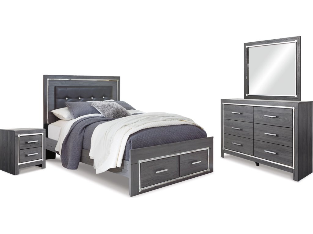 Lodanna Queen Storage Bed, Dresser, Mirror and 2 Nightstands - image 1