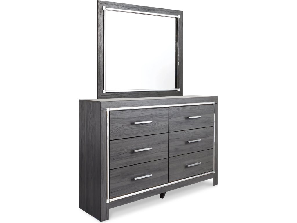 Lodanna King Upholstered Panel Bed, Dresser, Mirror and Nightstand - image 1