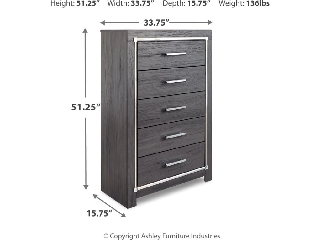 Lodanna Queen Storage Bed, Chest and Nightstand - image 3