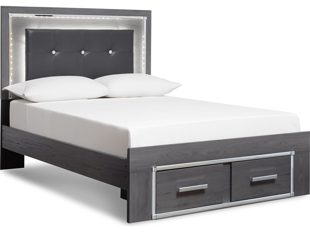 Lodanna Full Storage Bed, Dresser, Mirror, Chest and Nightstand - image 5