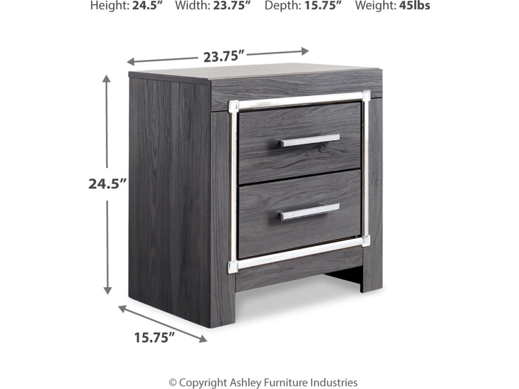 Lodanna Queen Storage Bed and Nightstand - image 3