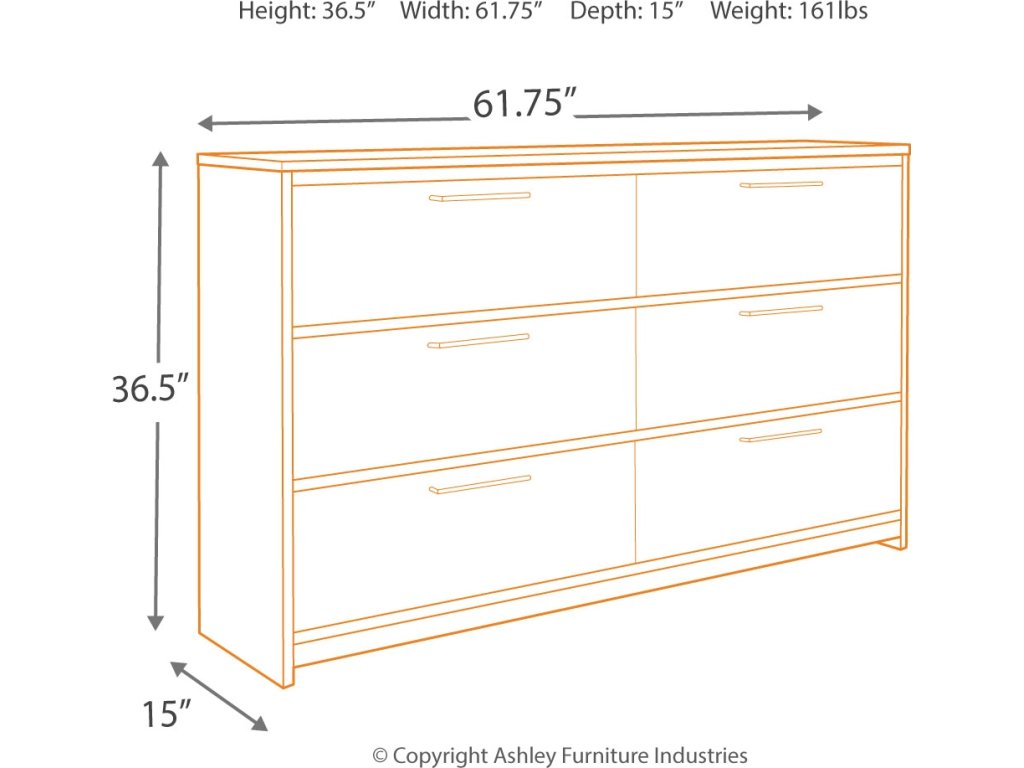 Baystorm Queen Panel Storage Bed, Dresser and Nightstand - image 13