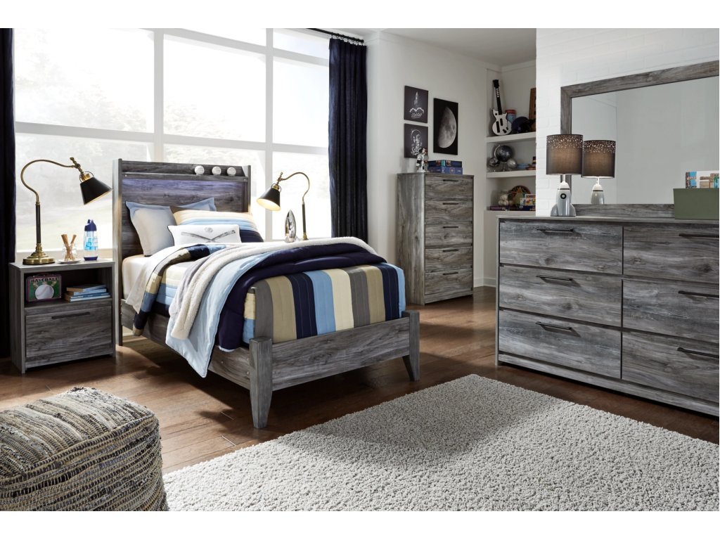 Baystorm Twin Panel Bed and Dresser - image 9