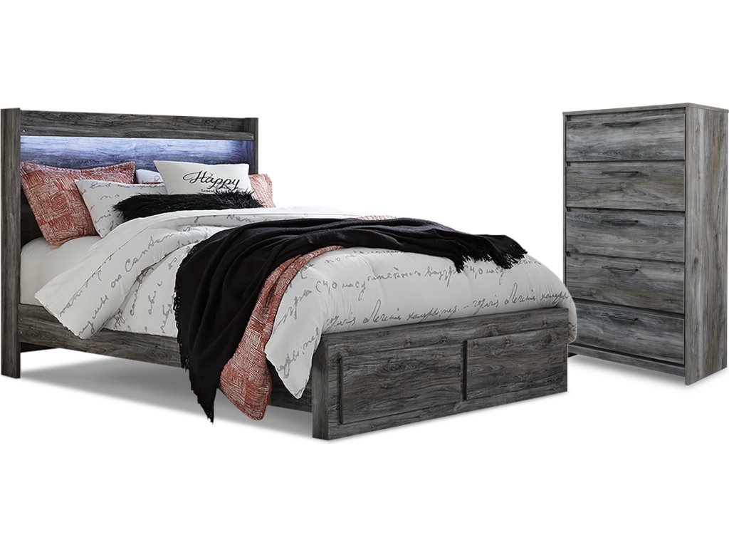 Baystorm Queen Panel Storage Bed with Chest - image 1