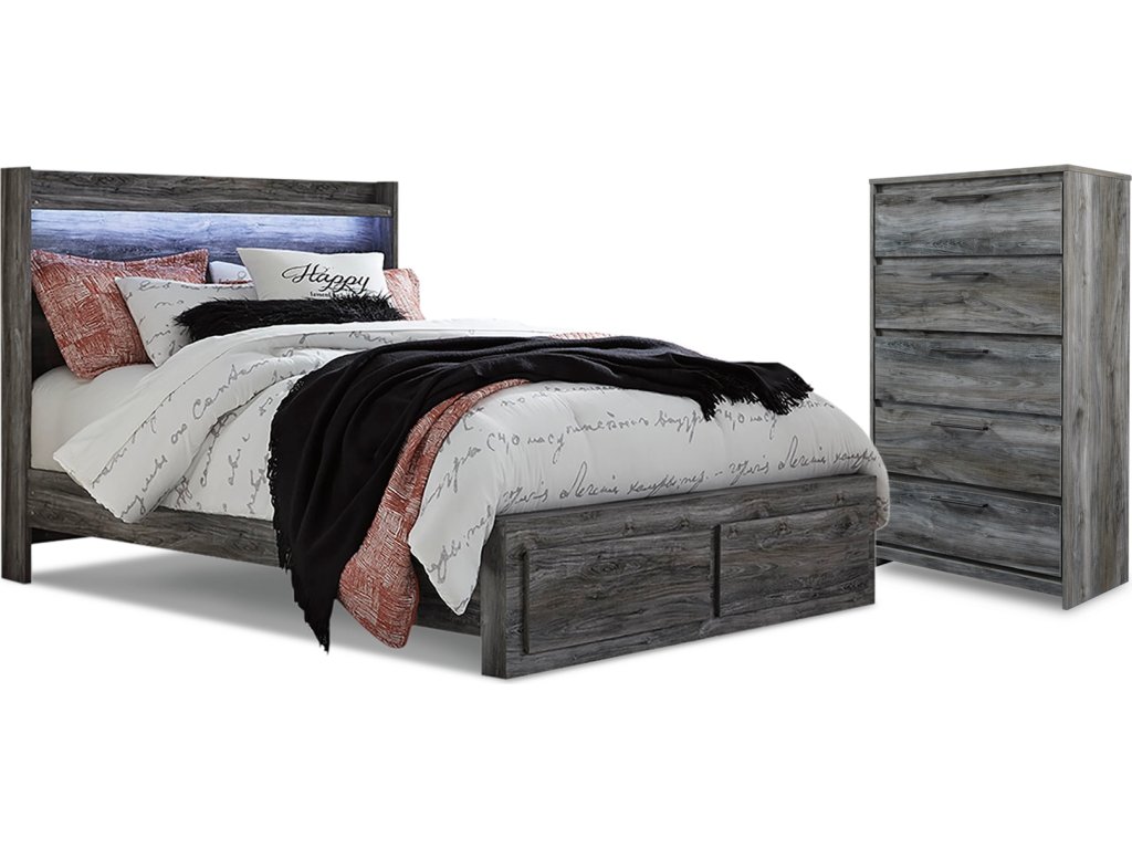 Baystorm King Panel Storage Bed with Chest - image 1