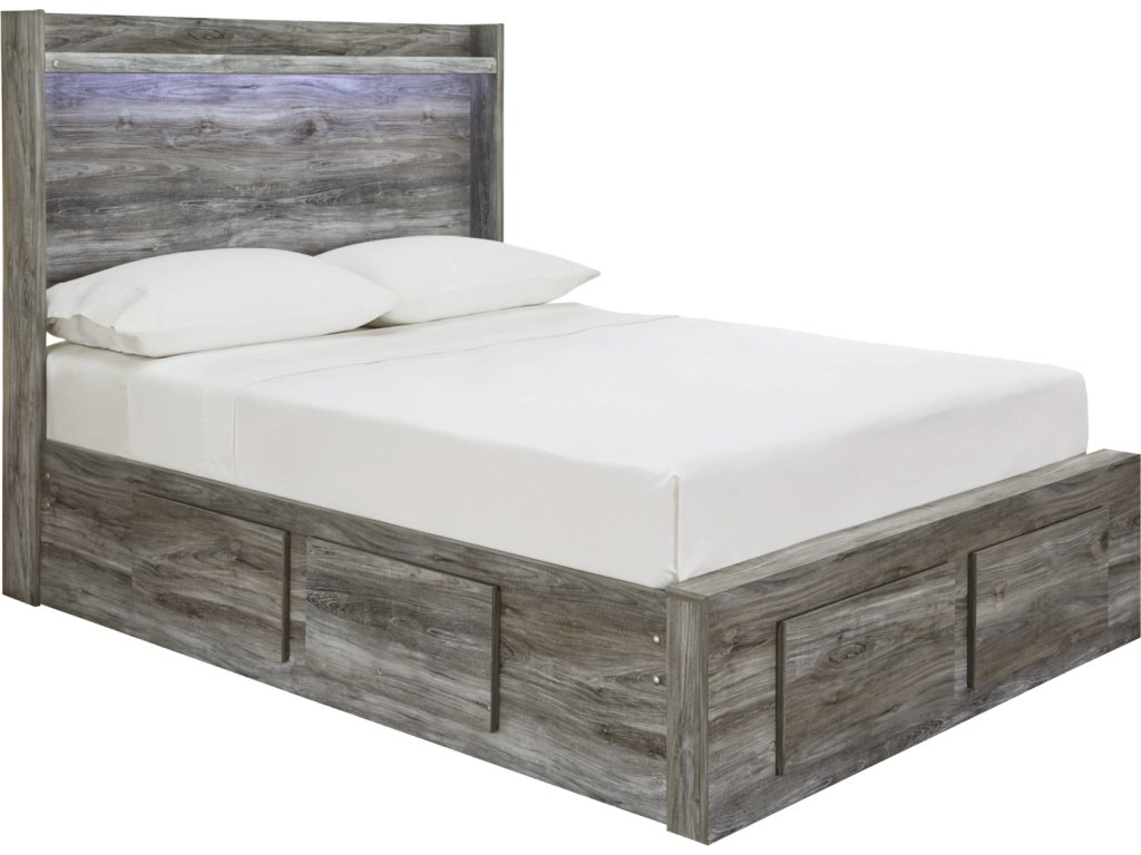 Baystorm Full Panel Storage Bed and Nightstand - image 2