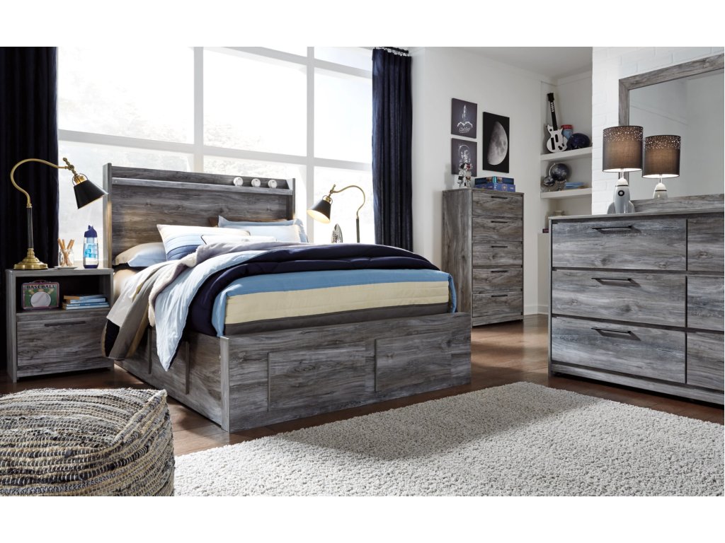 Baystorm Full Panel Storage Bed, Dresser and Mirror - image 6