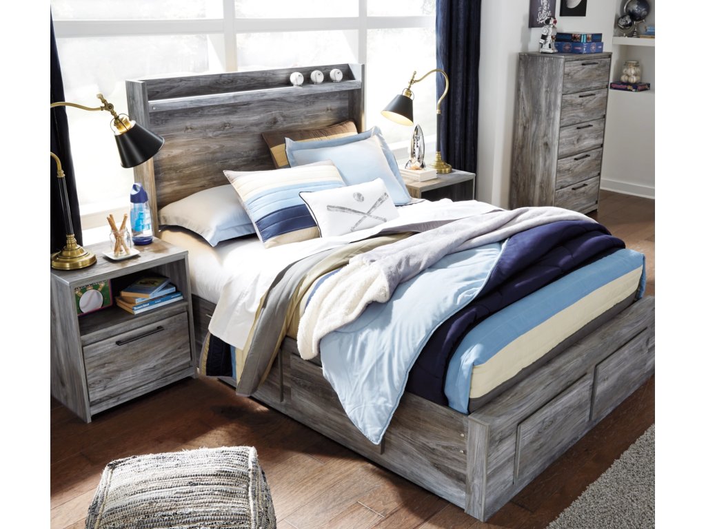 Baystorm Full Panel Storage Bed, Dresser and Mirror - image 7