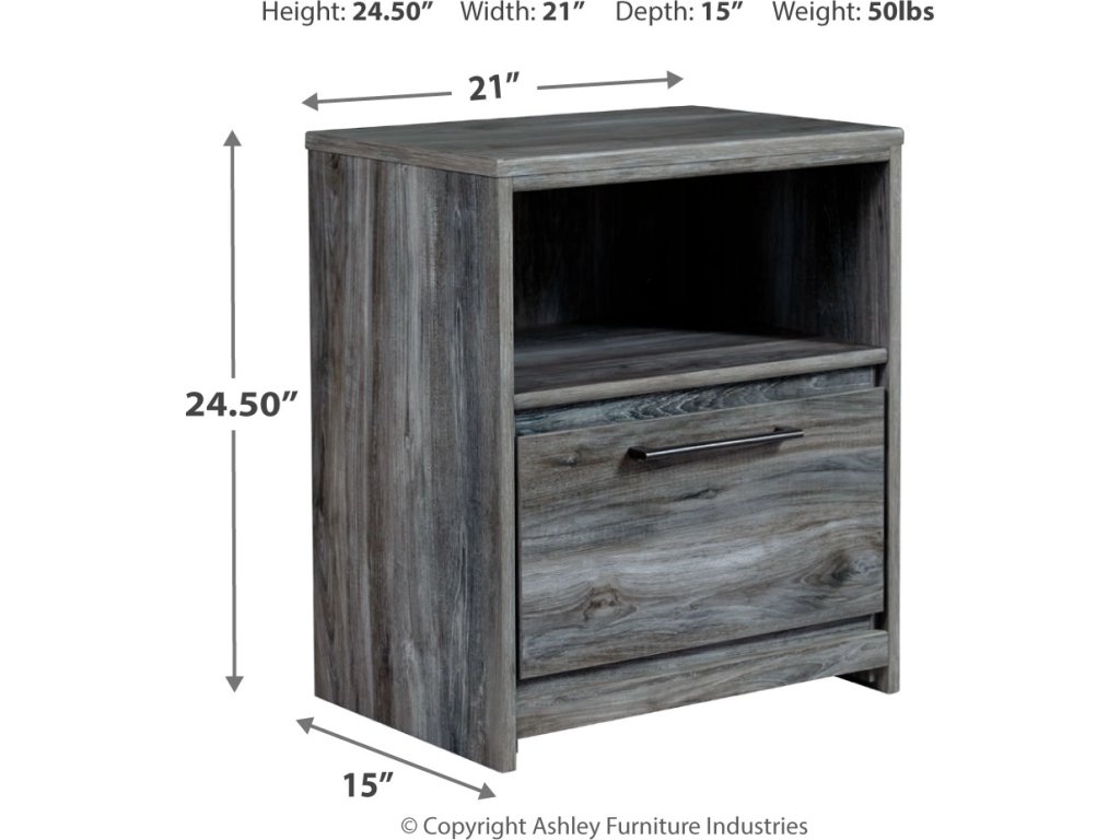 Baystorm Twin Panel Bed, Dresser, Mirror and Nightstand - image 9