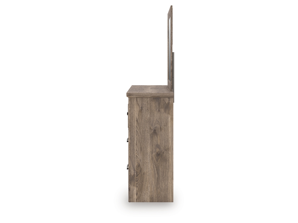 Rusticott King Poster Bed, Dresser, Mirror and Nightstand - image 6
