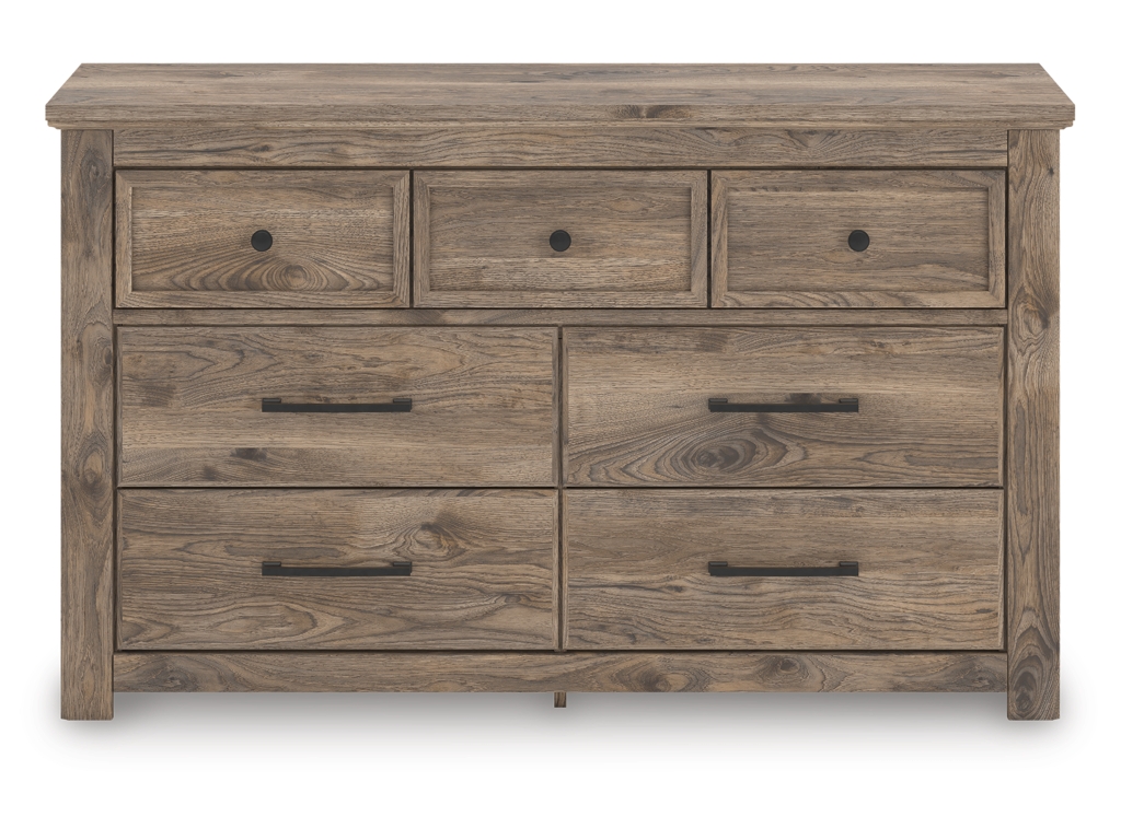 Rusticott King Poster Bed, Dresser and Nightstand - image 1