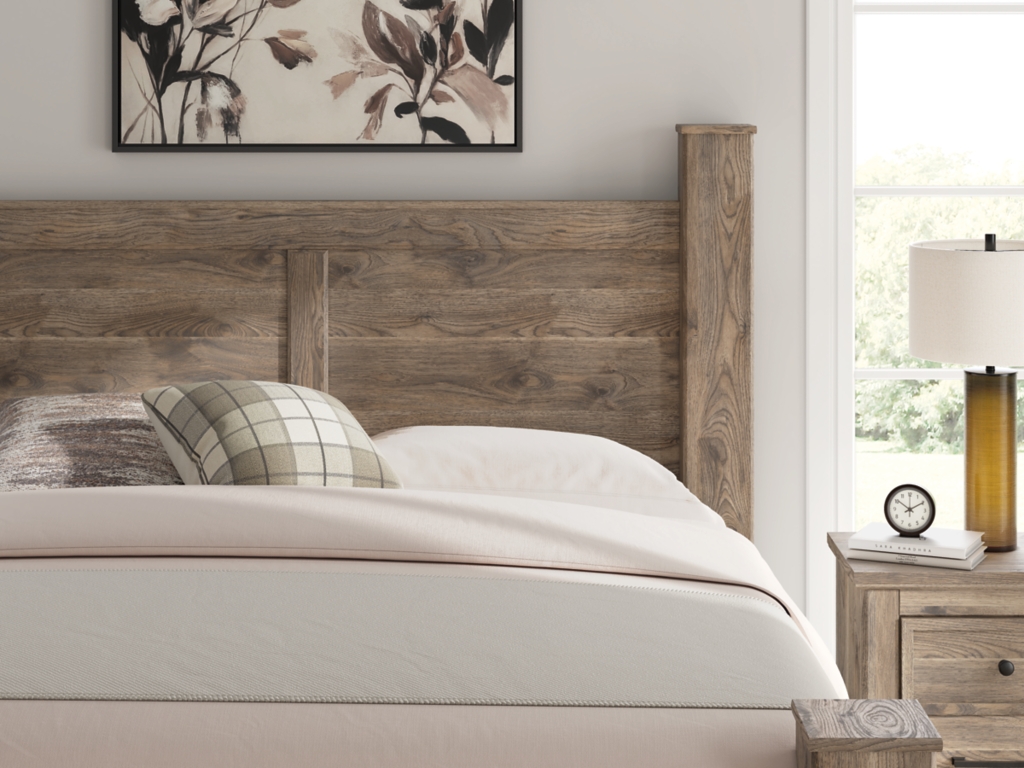 Rusticott King Poster Bed, Dresser, Mirror and Nightstand - image 25