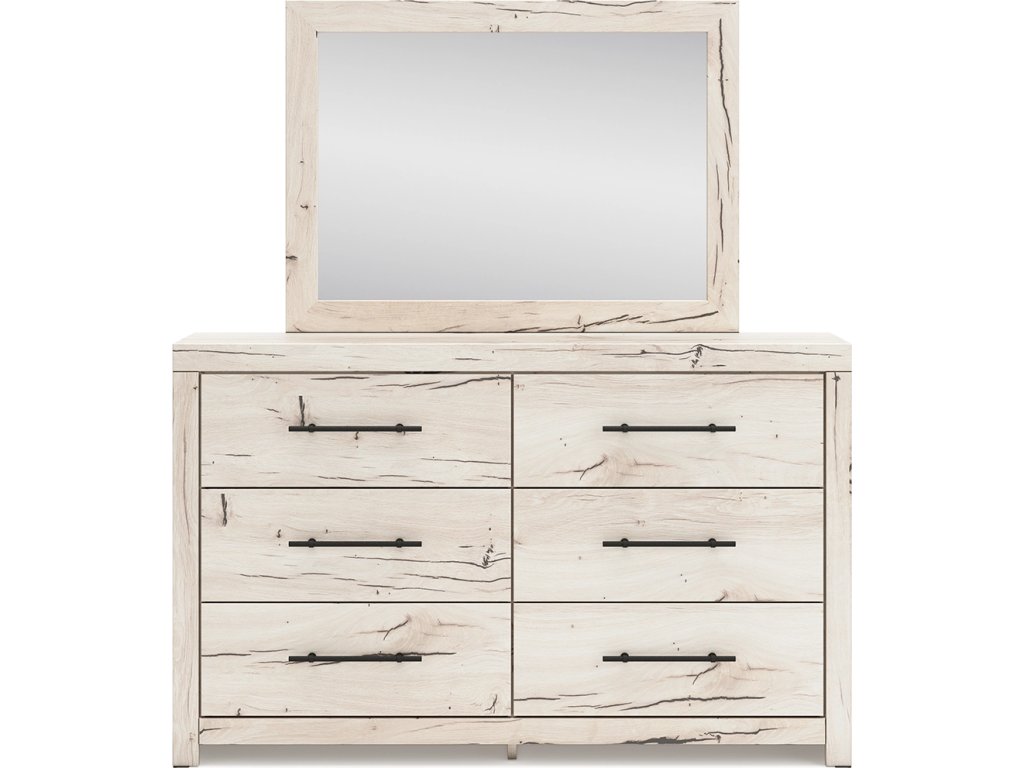 Lawroy Twin Panel Bed, Dresser and Mirror - image 1