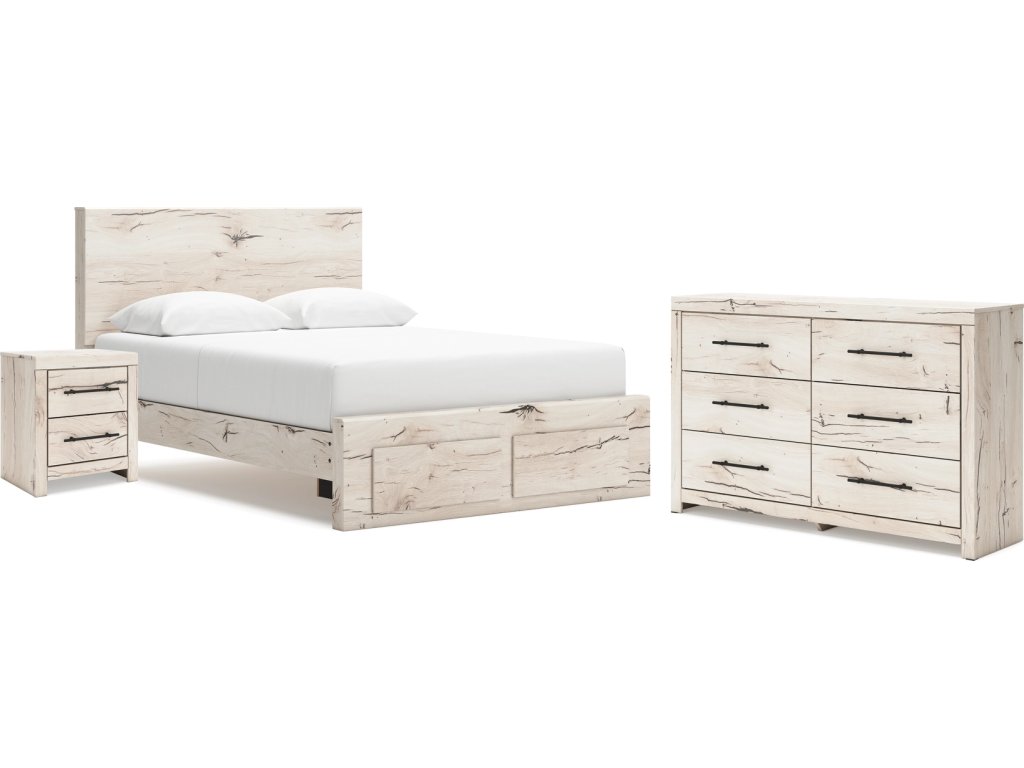 Lawroy Queen Storage Bed, Dresser and Nightstand - main image