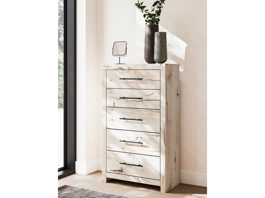 Lawroy King Panel Bed, Dresser, Mirror, Chest and Nightstand - image 31