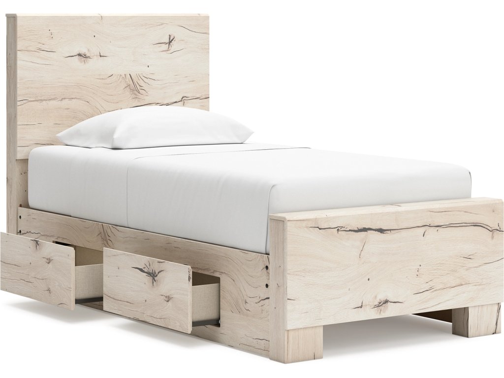 Lawroy Twin Panel Bed with Storage - image 2
